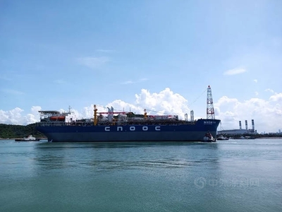 中遠(yuǎn)關(guān)西為“海洋石油116”FPSO披上“盔甲”，揚(yáng)帆起航奔赴海上新征程